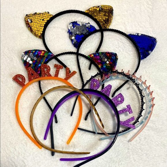 Colorful Party Headbands Set - Picture 1 of 4
